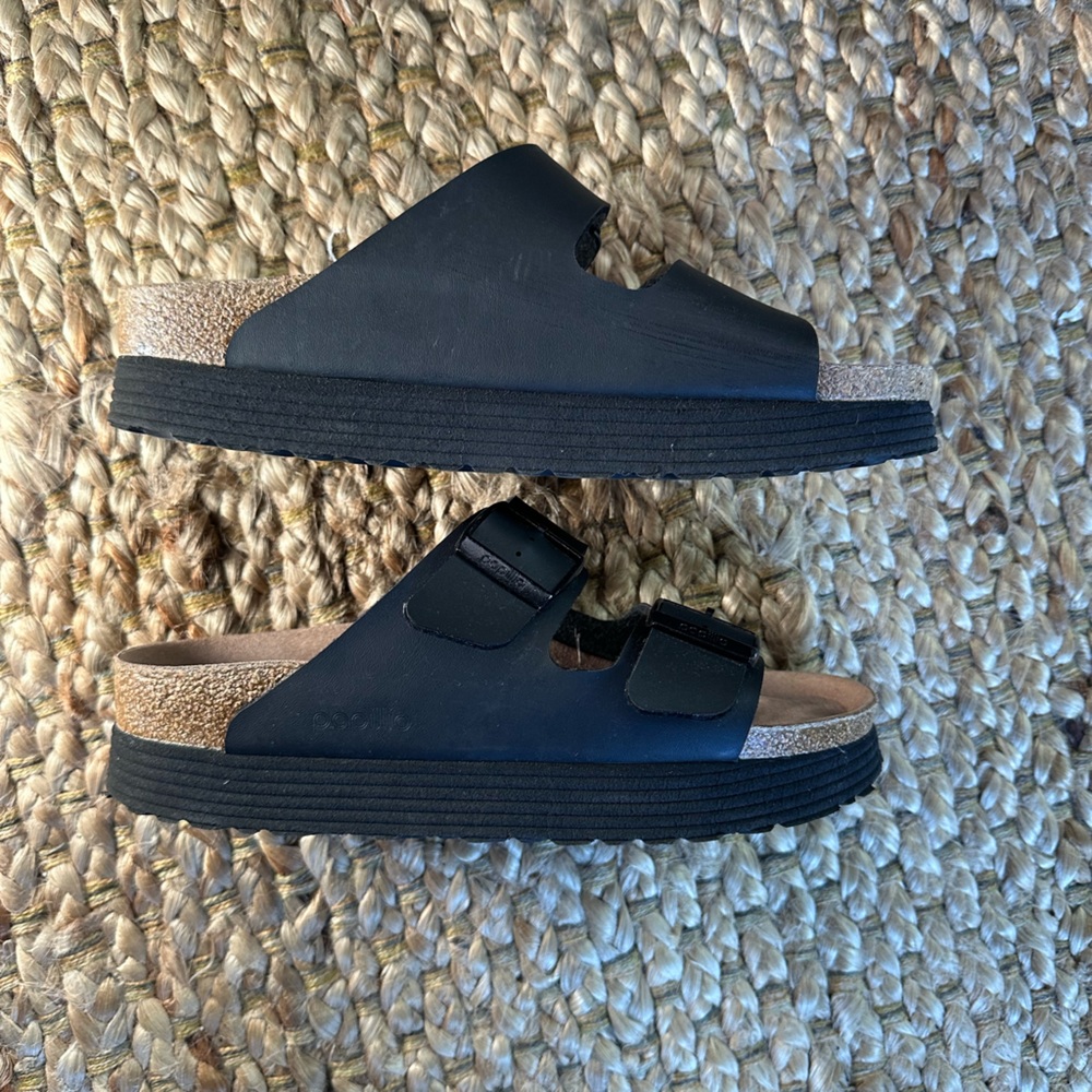 Platform papillo Birkenstocks 39